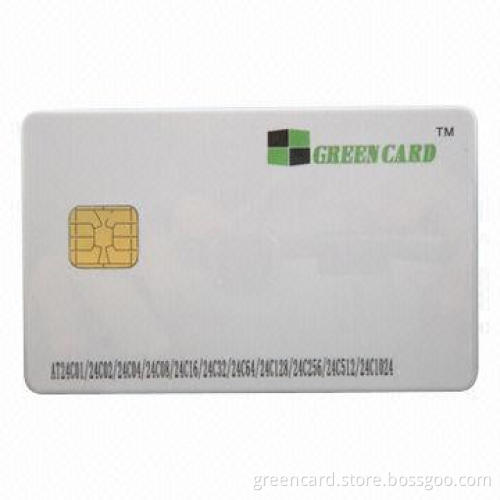 Contact Card, Equipped with ISO7816 Protocol and Glossy/Matte Surface